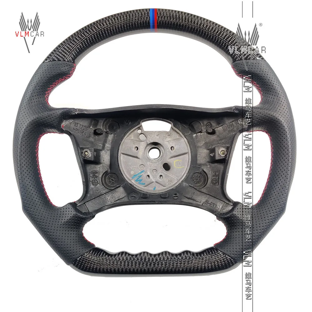 

VLMCAR Private Custom Carbon Fiber Steering Wheel For BMW 5 Series E53 Car Accessories Led Display Flat Bottom