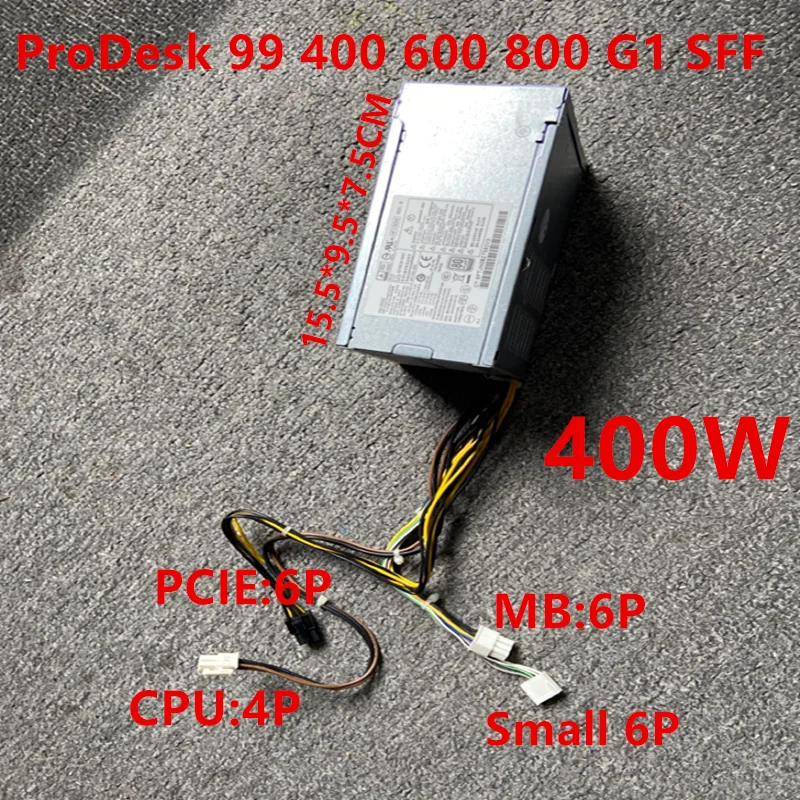 جديد PSU ل HP ProDesk 400 600 800 G1 99 G1 Z230 SFF 6Pin 400W امدادات الطاقة PCE009 D12-240P2A D12-240P3B PS-4241-2HF PCE011