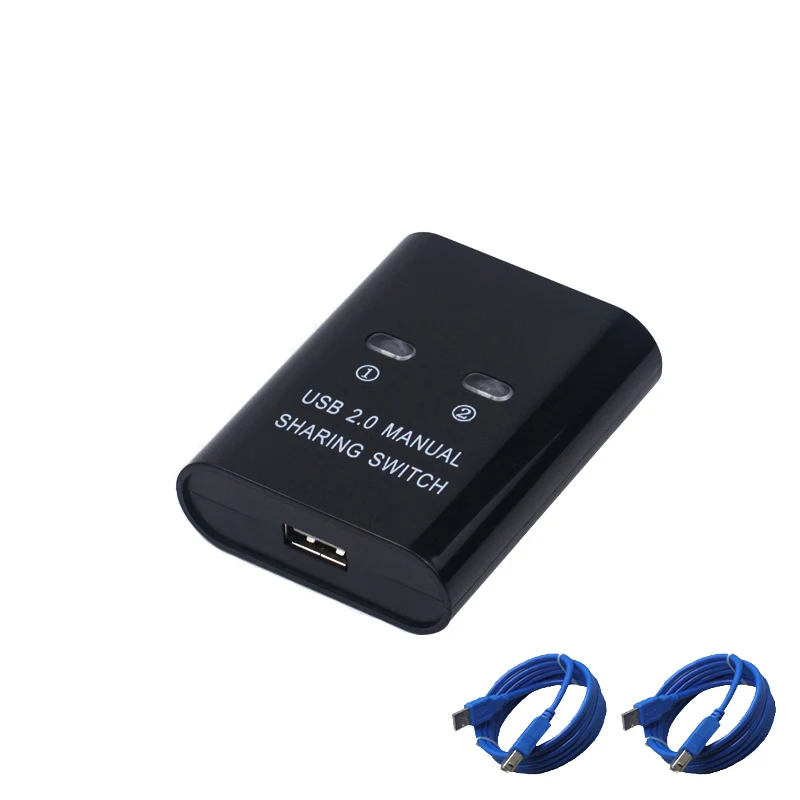 Portas para Computador Compartilhar a Usb Dispositivo de Dispositivo Hub de Compartilhamento com Cabo Comutador Manual Impressora Dois Computadores Usb 2 pc