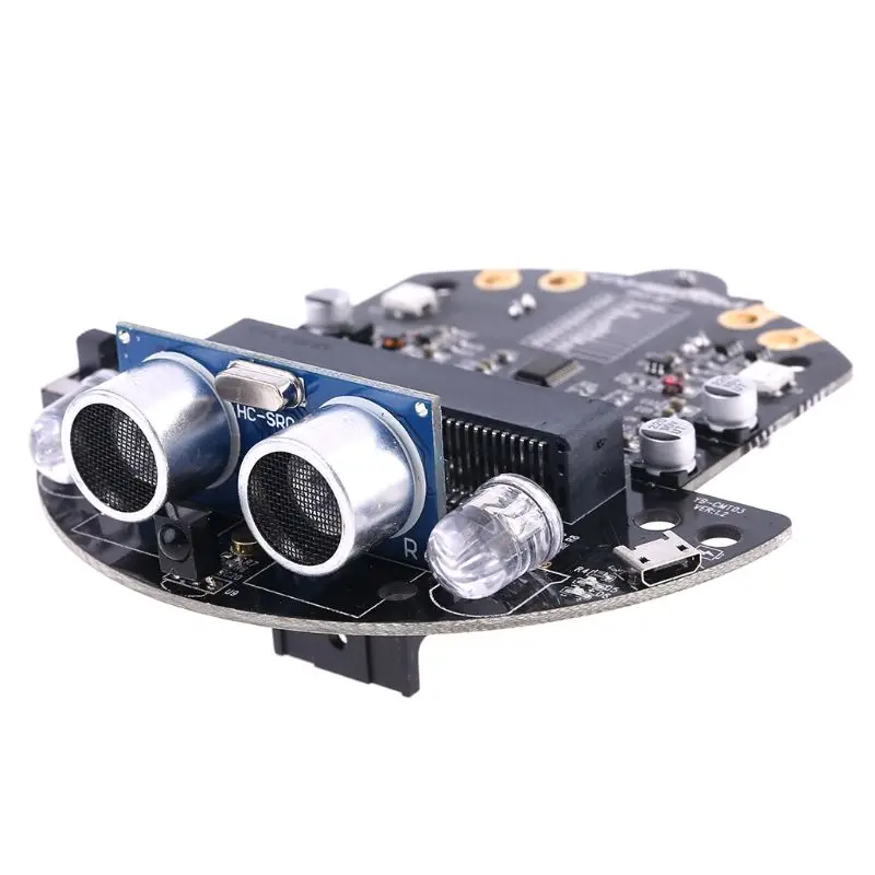 

K3NB 1Set Micro:bit Graphical Programming Robot Mobile Platform Smart Car V4.0 Support Line Patrol Ambient Light Accessories