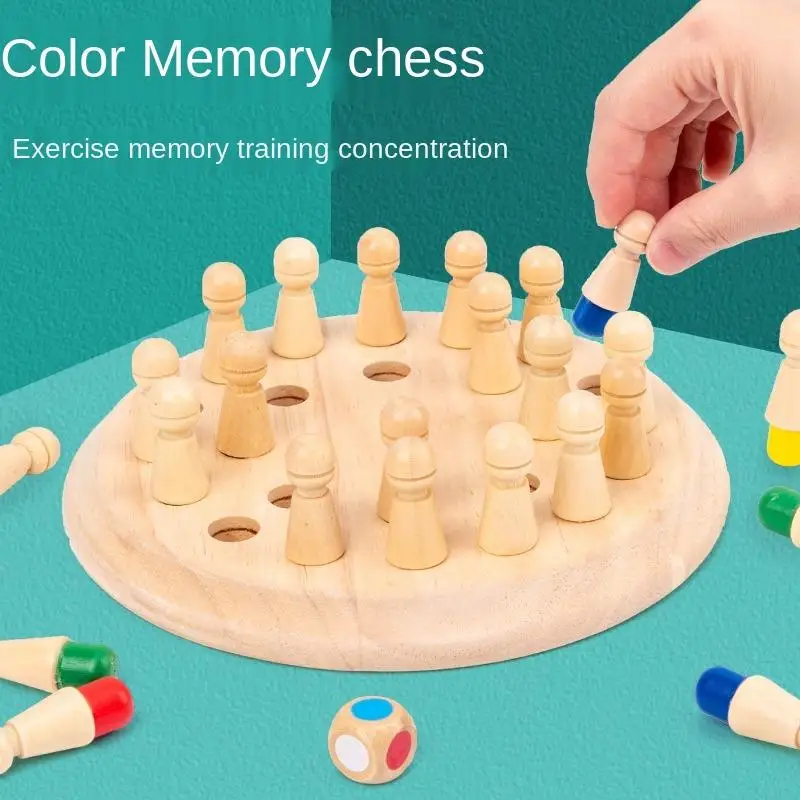 

Рождественские подарки для детей, память, настольная игра с логическим мышлением, деревянная головоломка, Игрушки для раннего развития в де...