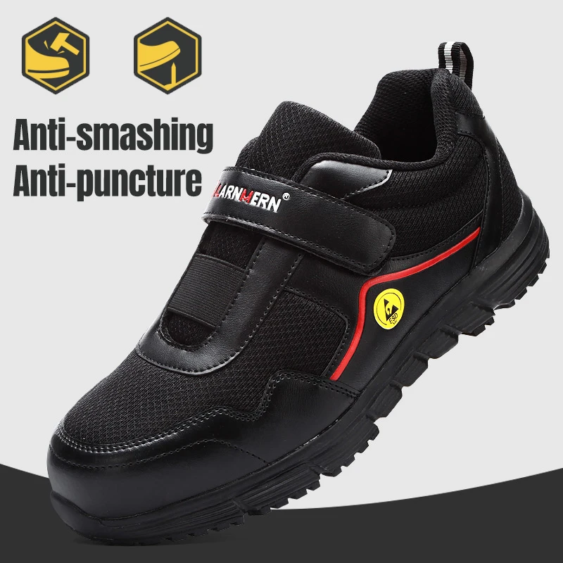 Рабочая безопасная обувь мужские удобные легкие Нескользящие кроссовки со