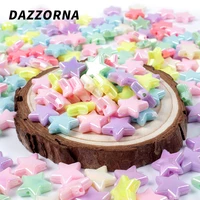 50100200pcs ab acrylic beads candy color star loose spacer beads for jewelry handmade making diy bracelet necklace accesories