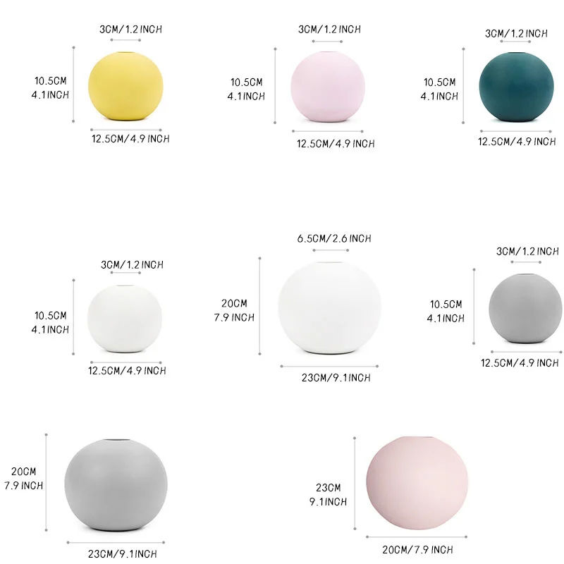 

Ceramic Vase Ornaments Table-Decoration-Accessories Flower Wedding White Modern European-Style