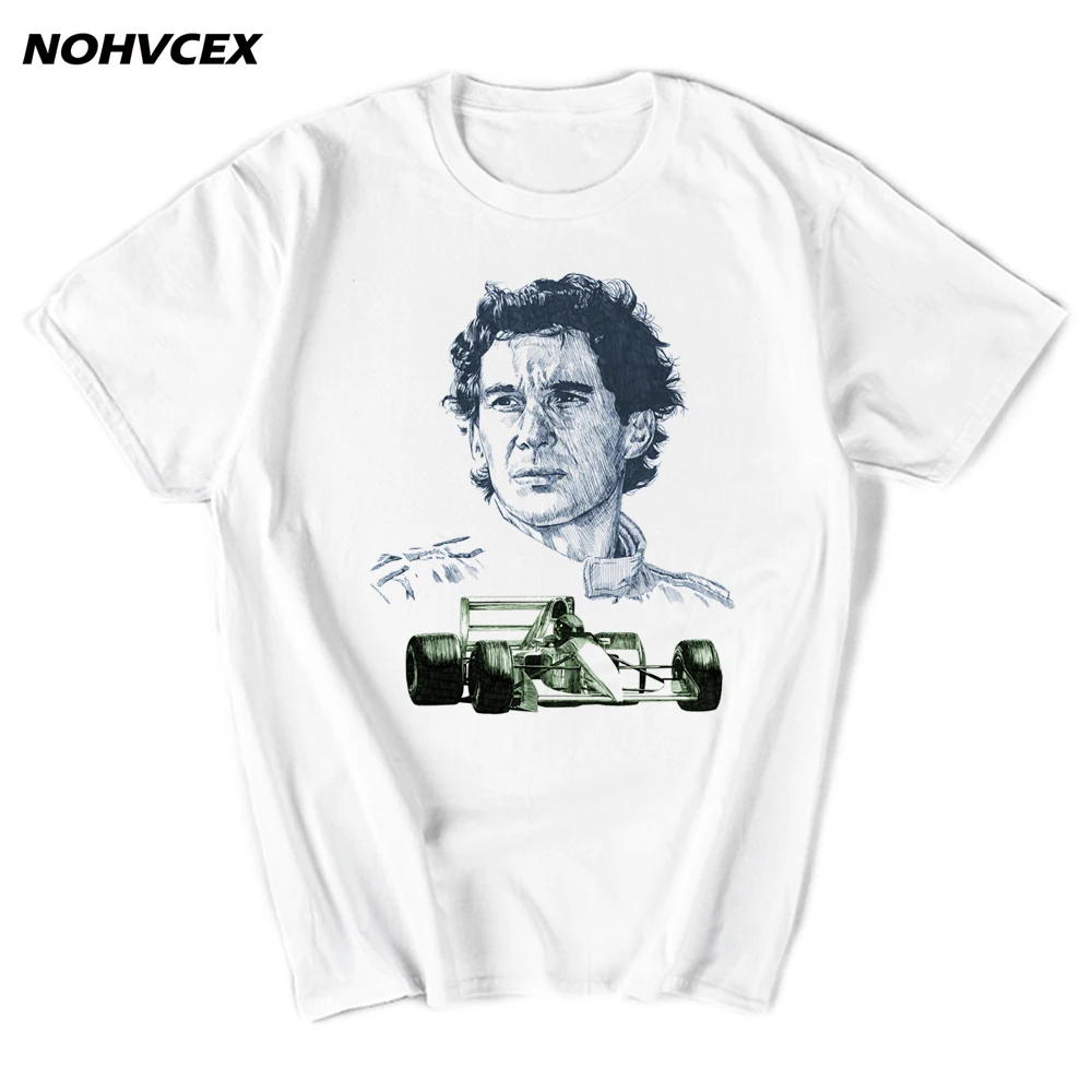 Айртон Сенна векторное изображение Для мужчин с круглым вырезом футболки для