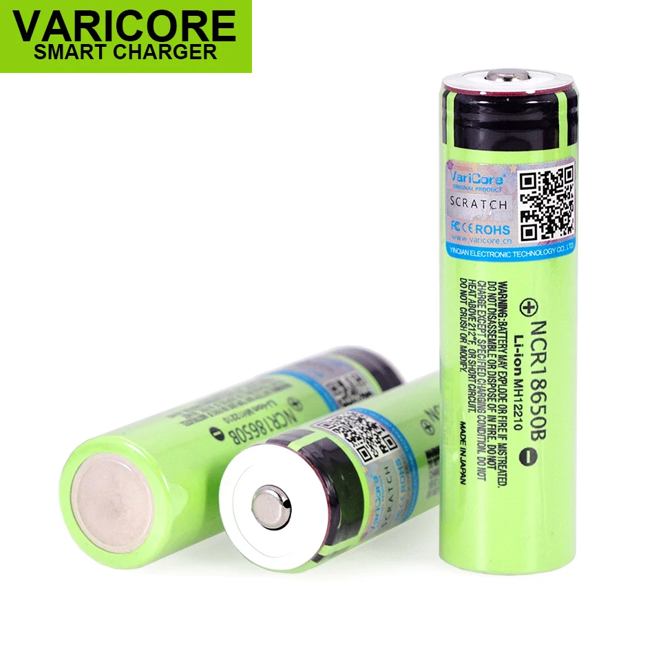 Аккумулятор VariCore 18650 3400 мАч NCR18650B с оригинальной батареей 3 7 В для panasonic подходит