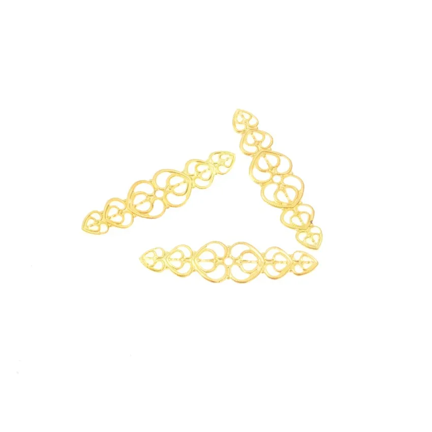 Бесплатная доставка 20 шт. с бронзовой филигранью под старину оборачивающиеся