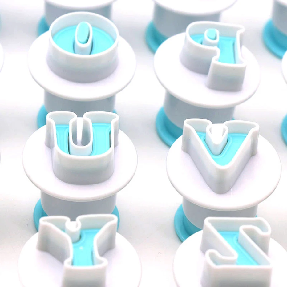 36 шт. алфавитные буквы цифры рандомная помадка торт сахар печать бисквитов Impress