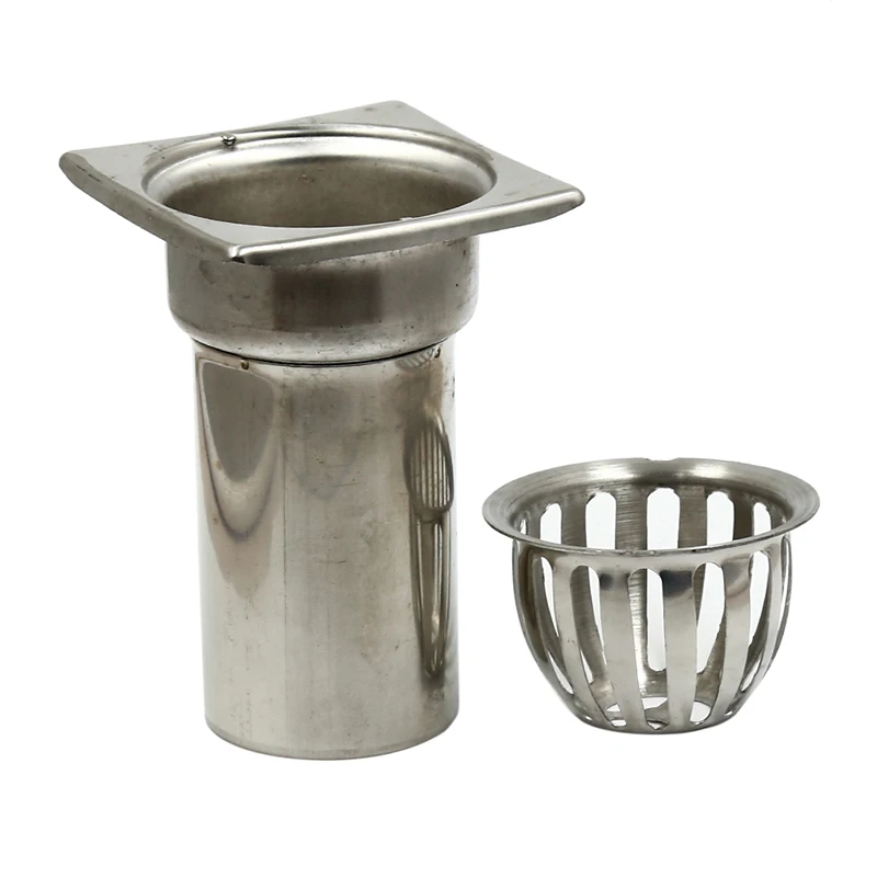 

Stainless Steel Balcony Roof Bathroom Large Displacement Anti-Blocking Floor Drain Hair Filter