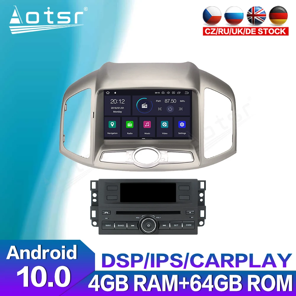 

For Chevrolet Captiva Android Radio 2012 2013 - 2019 GPS Navigation Car Multimedia Player DVD Cassette Recorder Head unit Stereo