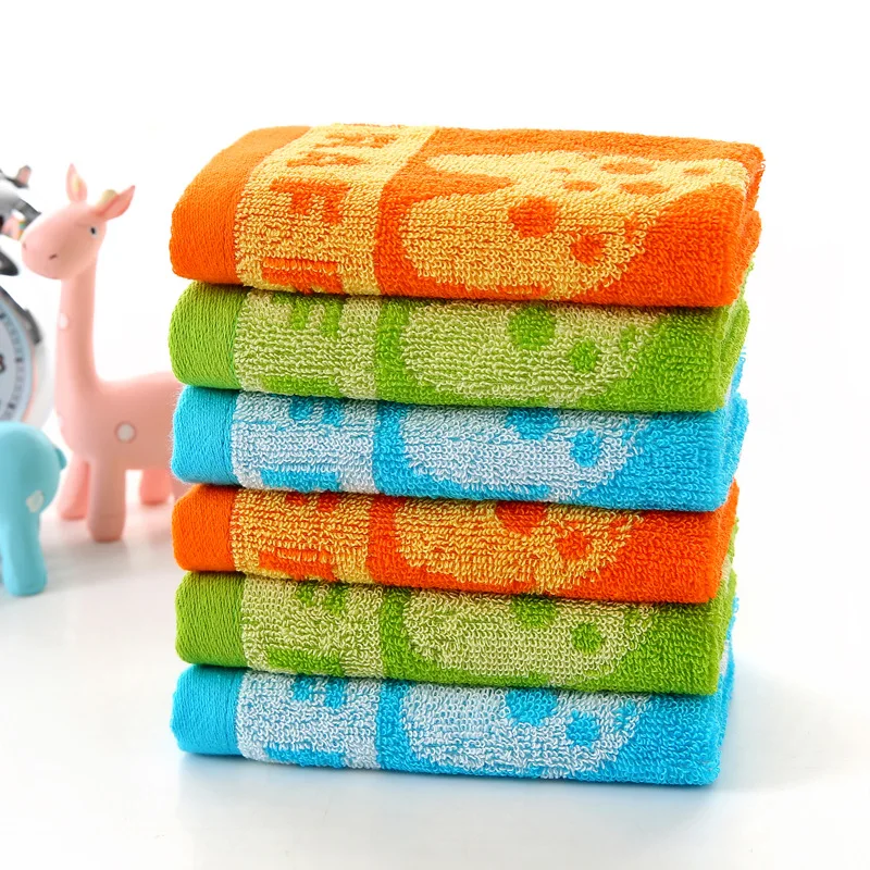 Детское полотенце с мультяшным рисунком Хлопковое для рук мальчиков и девочек