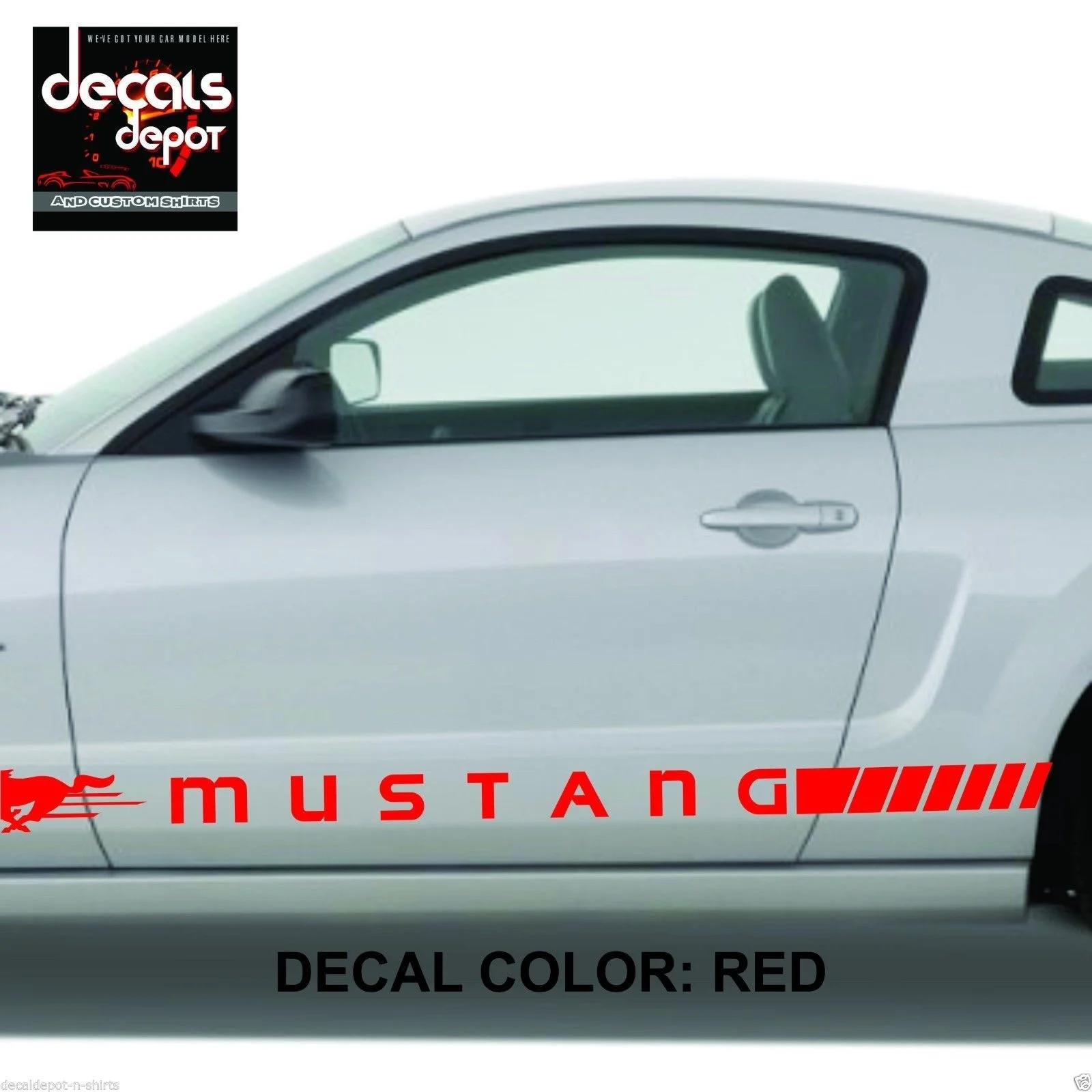 Для 2 шт рокер панель полосы для ford Shelby Mustang GT V6 Ecoboost Fastback трансформер
