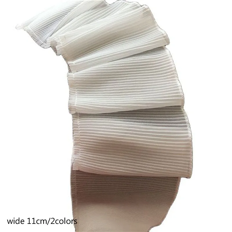 Кружевная ткань из хлопка с вышивкой 11 см | Дом и сад