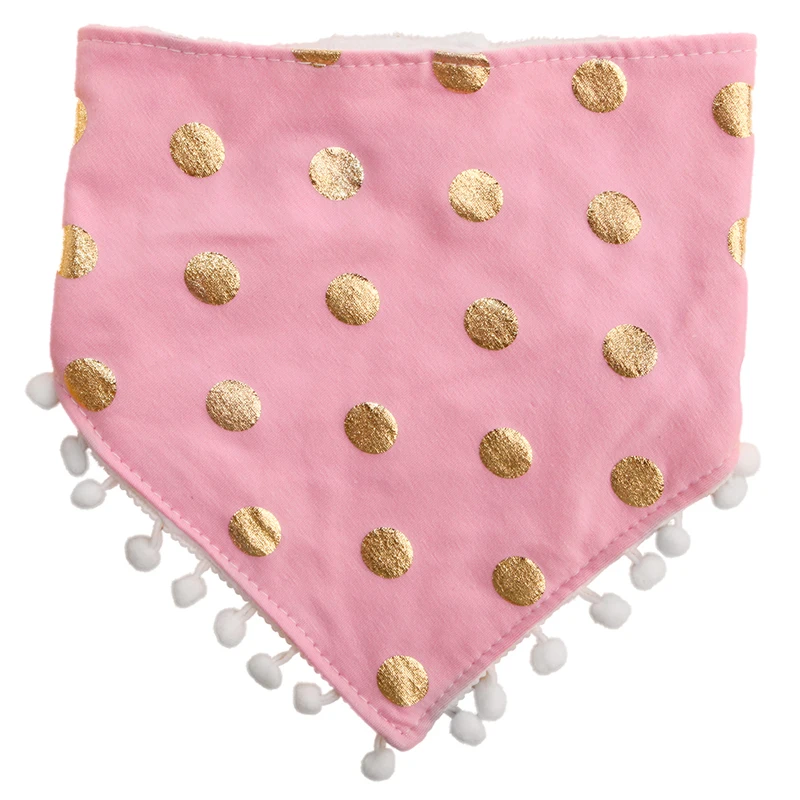 

Baby Infant Girls Boy Kids Tassel Saliva Towel Bandana Triangle Bibs Head Scarf