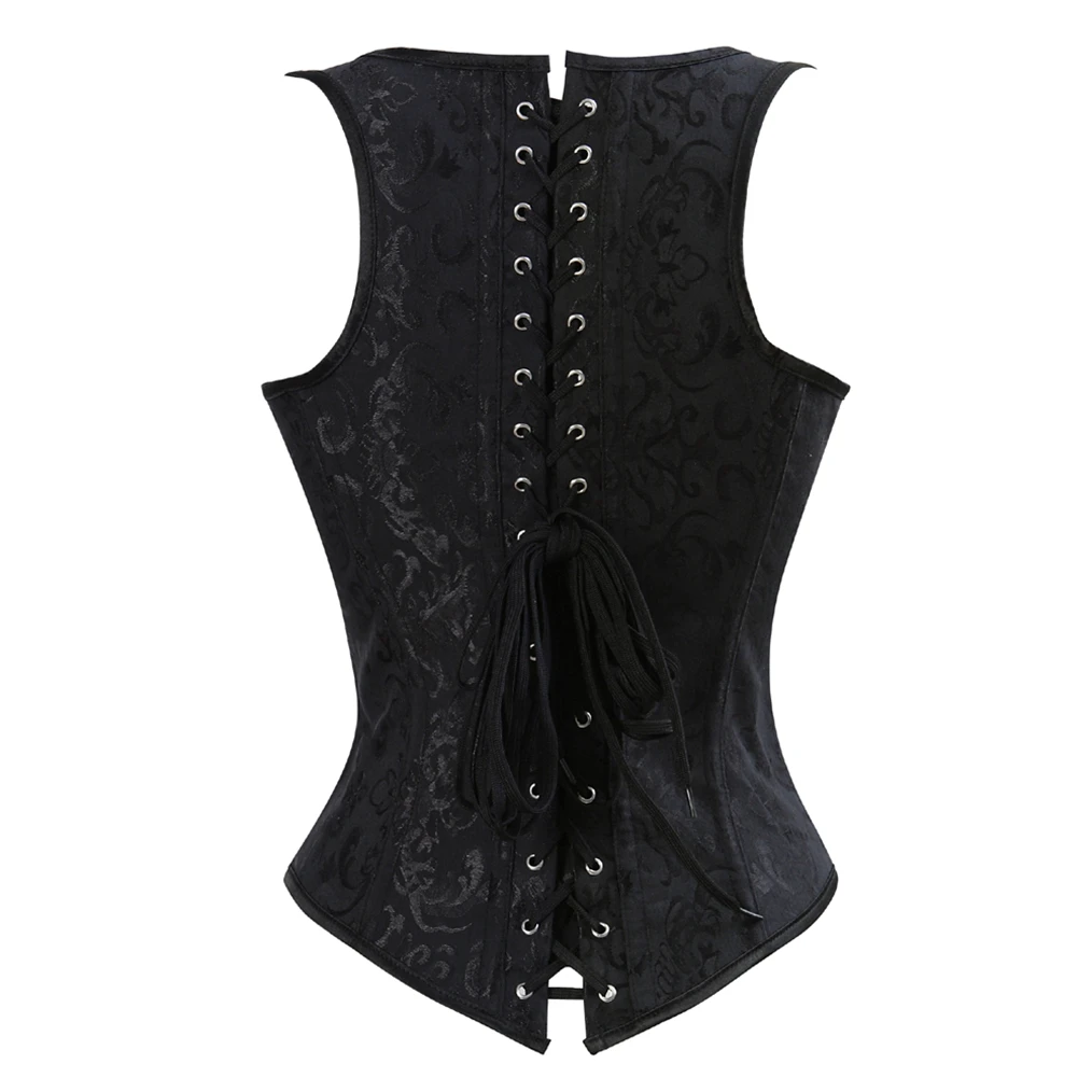 Full Body Corset Top with Straps Corgested Bustier Waist Cincher Corset Vest Waist Trainer Basque Costume Women's Underwear