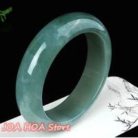 high quality jewelry natural oil qing jadeite bracelet atmospheric ice species bangle hand ring