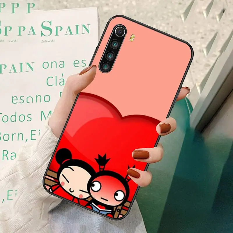 

Cartoon Cute China Doll Pucca Soft Phone Case For Redmi 7 8 9 A K20 30 Pro Note 8 9 Pro 9s
