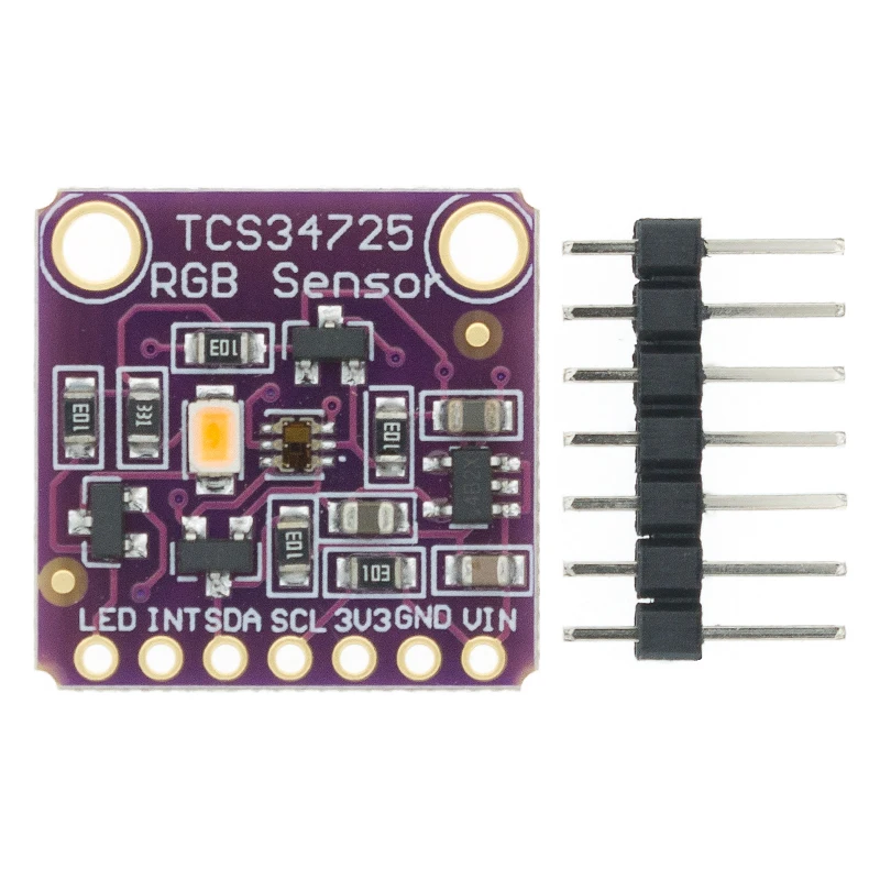 10 шт. CJMCU-34725 TCS34725 Цвет Сенсор RGB модуль макетной платы 34725 | Электронные компоненты