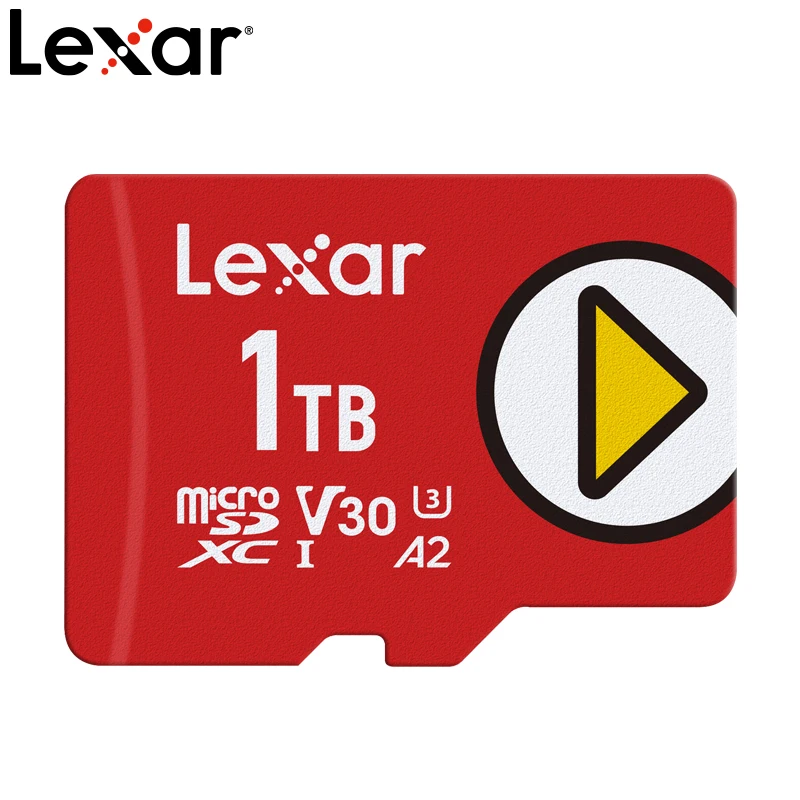 

Lexar Play TF microSD microSDXC 1T 1TB Class10 UHS-I U3 V30 A2 Gaming Memory Card For Nintendo-Switch Gaming Devices 4K 150MB/s