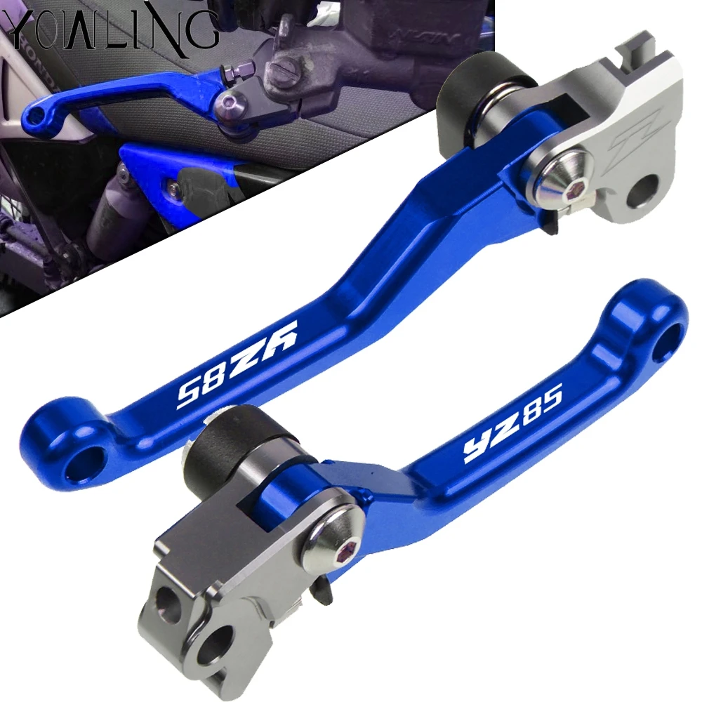 For YAMAHA YZ85 2015 2016 2017 2018 2019 Dirt Bike Motocross Motorbike Aluminum Custom Made Folding handle Brake Clutch Lever