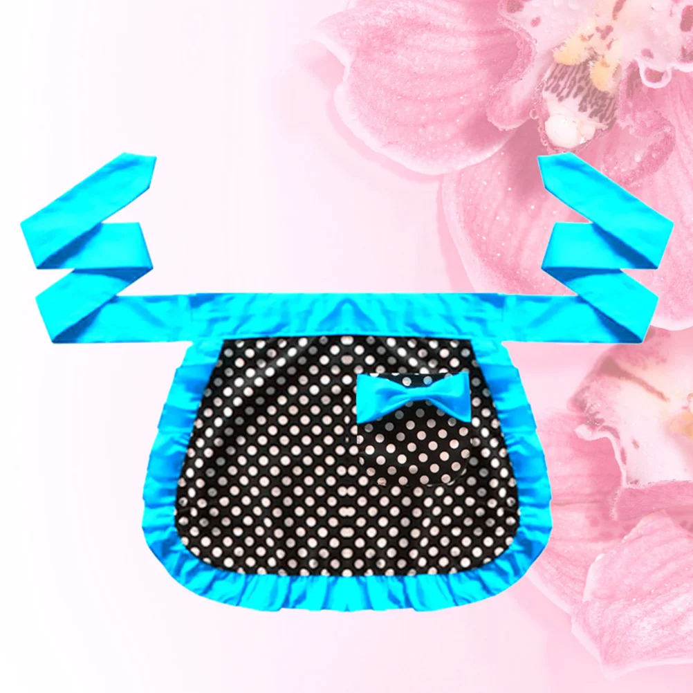 Half Apron Cotton Length Little Dot Decor for Gilrs Ladies (Red) | Дом и сад
