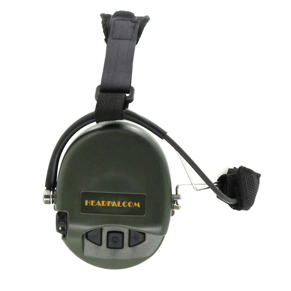 HEARFALCOM  Outdoor sports tactical electronic noise reduction  IPSC tactical without microphone hearing protection headset