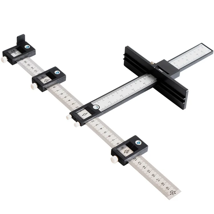 

Detachable Hole Punch Jig Tool Center Drill Bit Guide Set Sleeve Cabinet Hardware Locator Wood Drilling Woodworking Tool