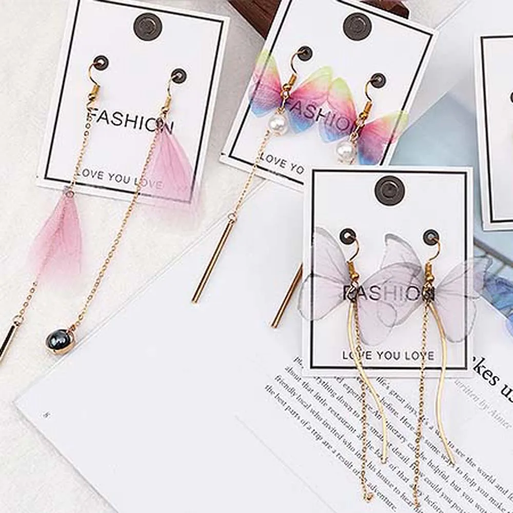 

Handmade Butterfly Wing Charms Pendants Connectors for DIY Earring Hand Made Material Crafts Jewelry Making Accessories