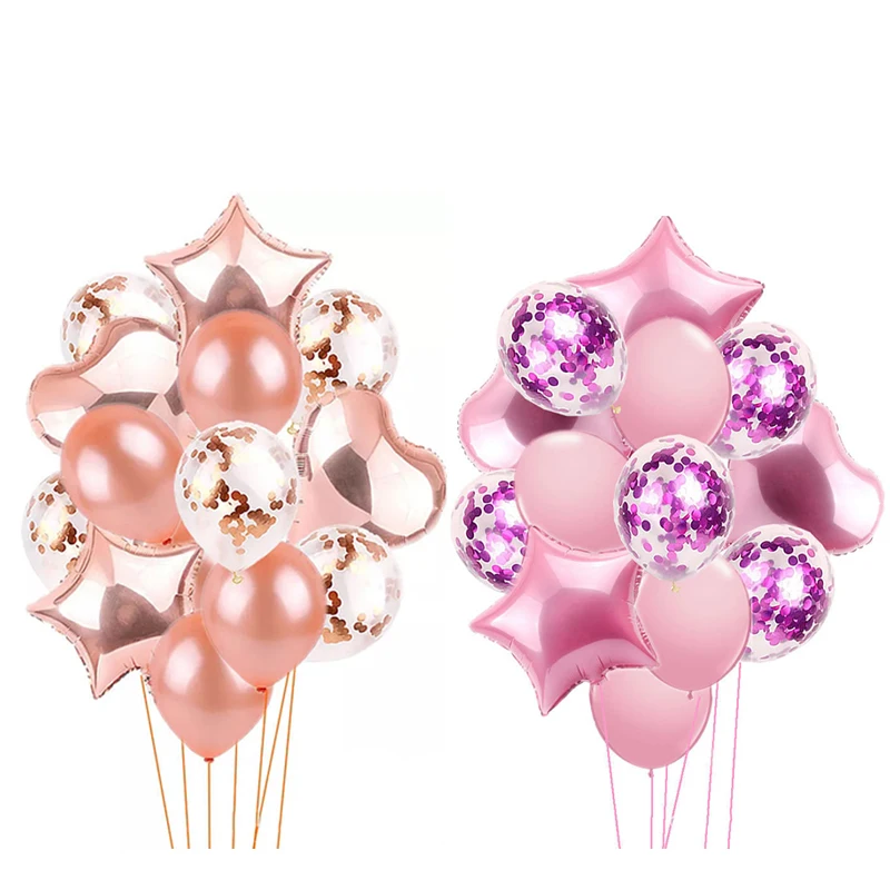 Новинка 2020 14 шт. Разноцветные Детские шары для вечеринки в честь Дня Рождения