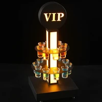 creative vip cocktail cup holder stand service shot glass glorifier display rack wine glass rack for nightclub bar party