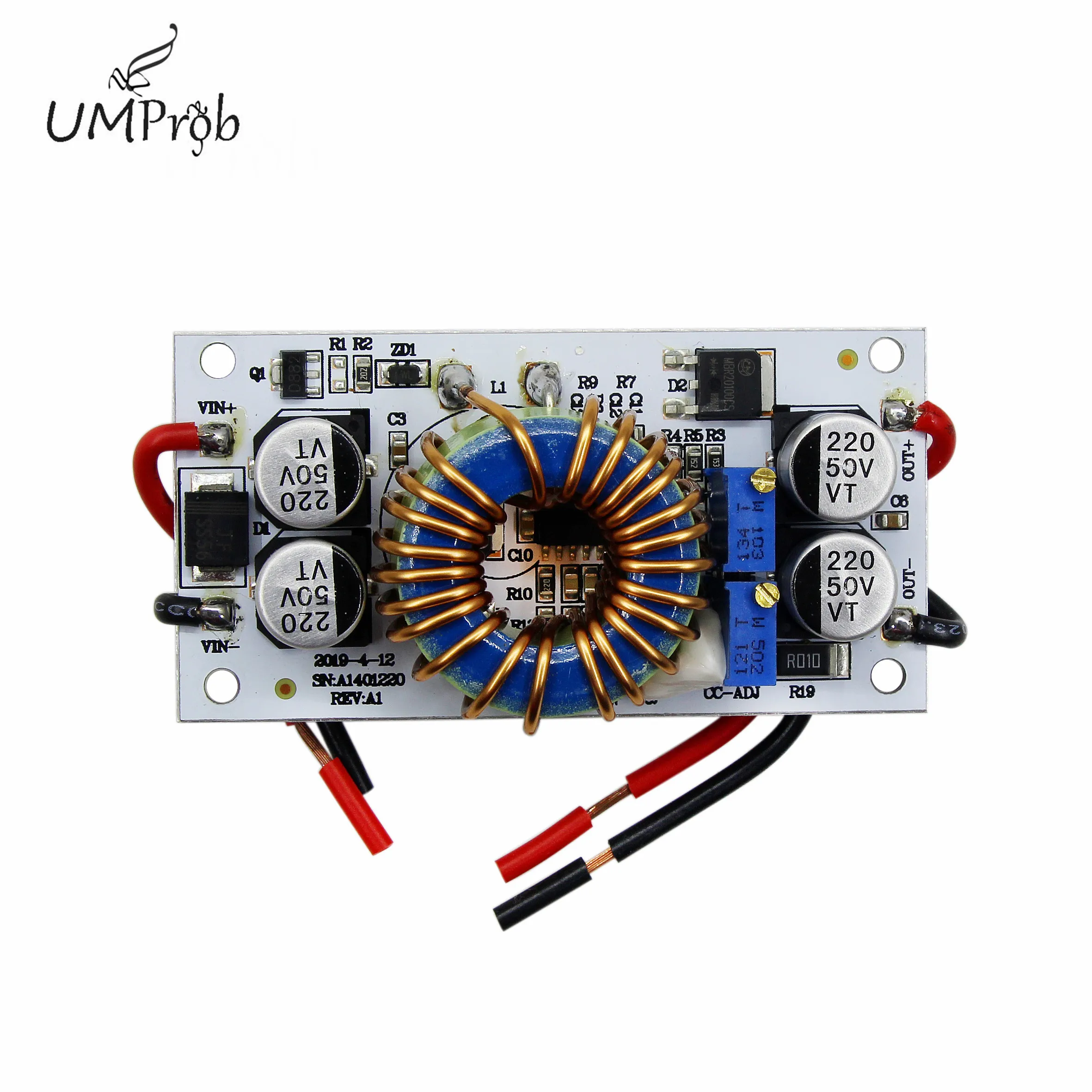 Регулируемый высокомощный повышающий преобразователь 250 Вт Модуль повышения