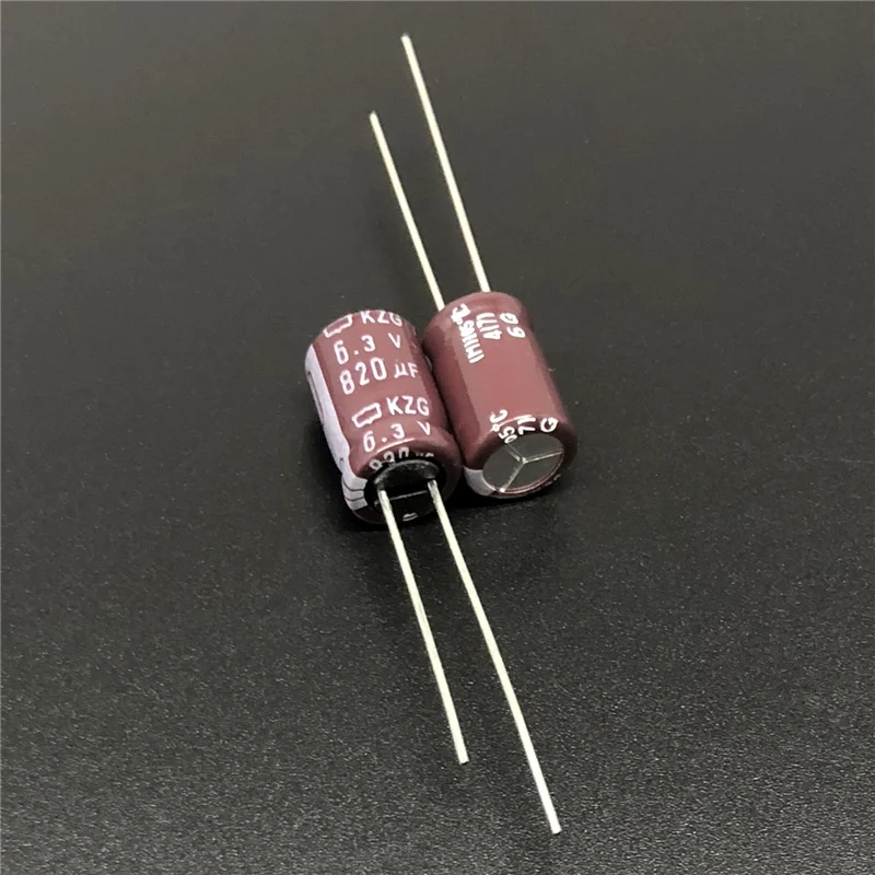 10 шт/100 шт 820uF 6 3 V NCC KZG 8x25 мм супер низкий ESR 6.3V820uF материнская плата