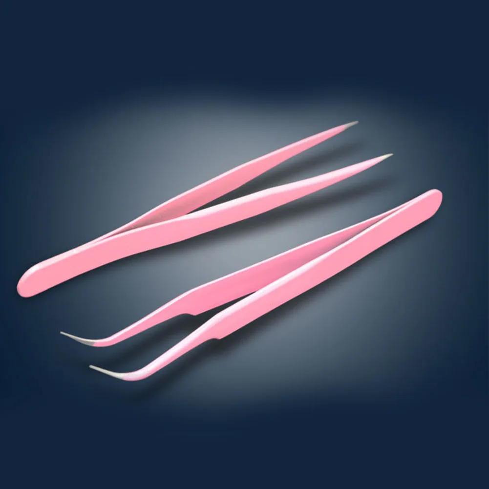 Макароны из нержавеющей стали конфеты прямые изогнутые пинцет для наращивания