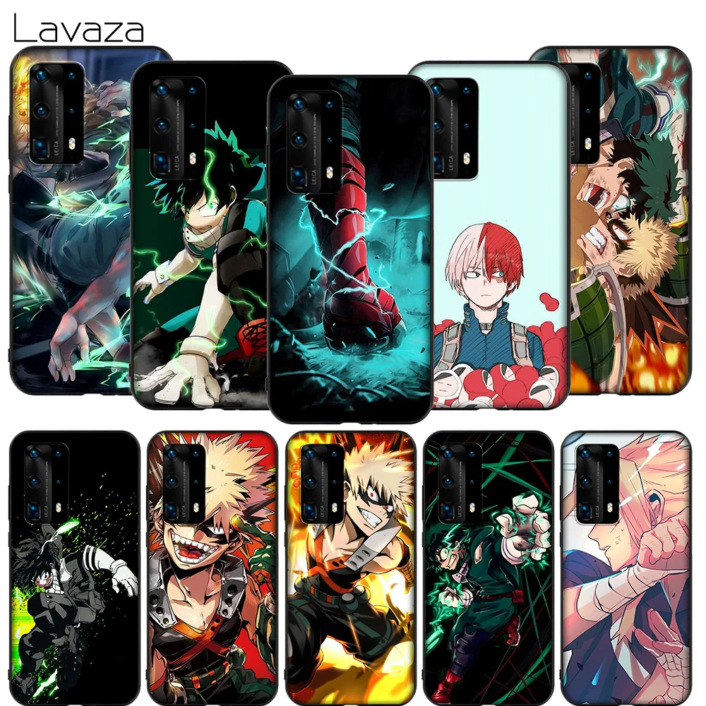 Чехол Lavaza с аниме My Boku No Hero для Huawei P8 P9 P10 P20 P30 Y6 Y7 Y9 Lite Pro P Smart Nova 2i 3i Mini 2017 2018|Бамперы| |