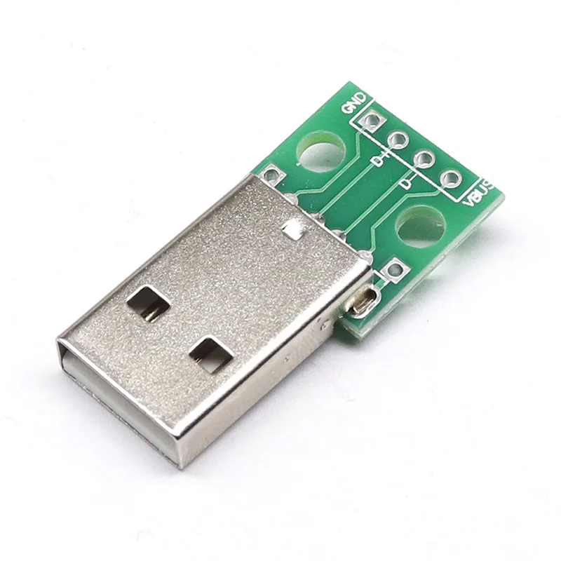 10 шт. адаптер USB типа папа | Электронные компоненты и принадлежности