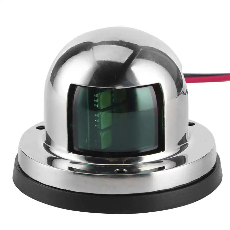 Светодиодный навигационный светильник для лодки из нержавеющей стали 12 В яркая