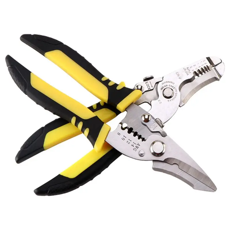 

Multifunctional Wire Stripper Pliers Cable Cutter Crimping Stripping Hand Tool 875F