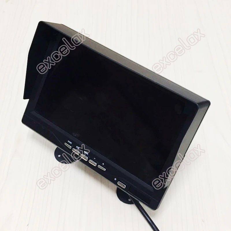 2CH SD карта Запись 1080P AHD 7 дюймовый дисплей Мобильный монитор DVR хранилище