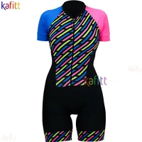 kafitt elegant cyclist jumpsuit pink womens cycling clothing short monkey