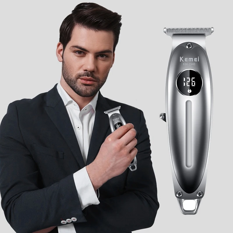 kemei professional hair clipper rechargeable trimmer shaving machine cutting beard electric razor | Красота и здоровье