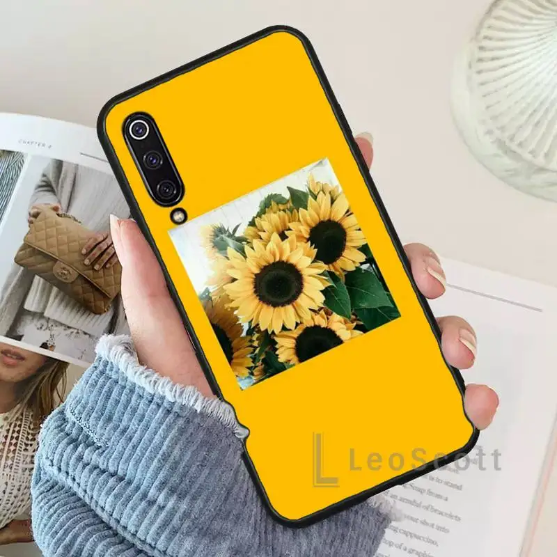 

Rose Flower Sunflower Phone Case For Xiaomi Redmi 7 9t 9se k20 mi8 max3 lite 9 note 8 9s 10 pro