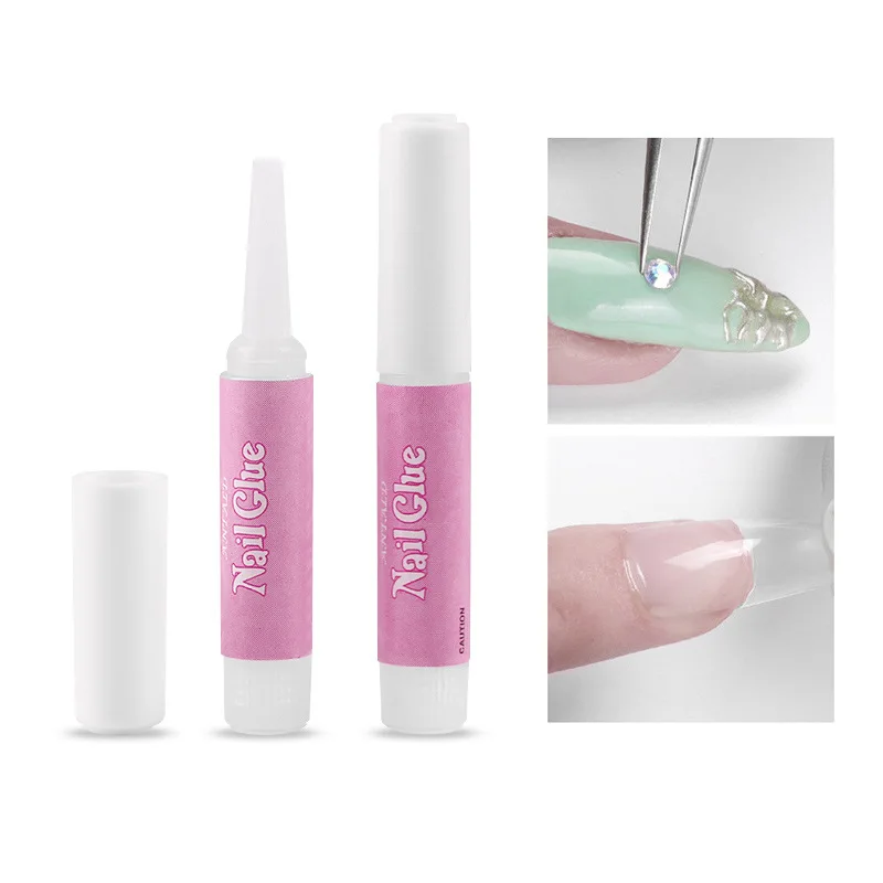 

1/5/10Pcs Mini Beauty Nail Glue False Art Decorate Tips Acrylic Glue Nail Accessories False Nail Extension Glue Colle Faux Ongle