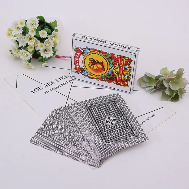 

New 50pcs/set Spanish Playing Cards Magic Props Family Party Board Games Poker Card