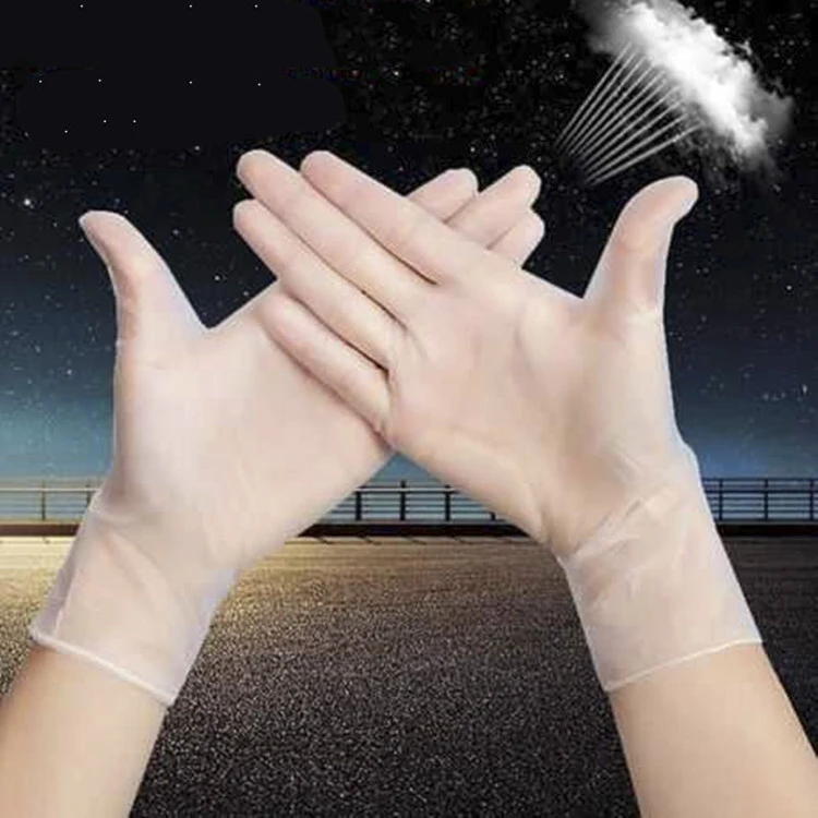 100 шт./компл. латексные одноразовые перчатки для домашней уборки