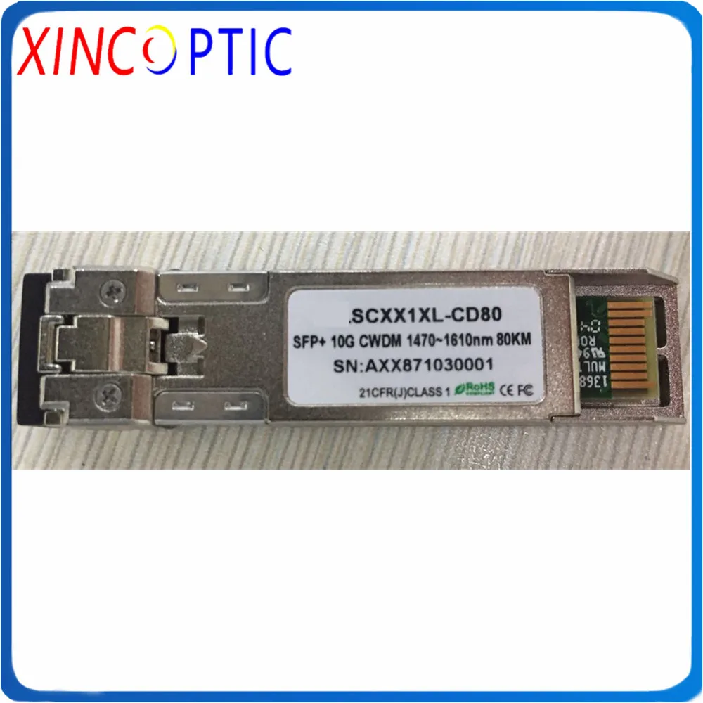 10-дневное SFP + DWDM оптический трансивер 80 км 10GBASE-DWDM (100-ггц ITU grid) 1528 77 нм ~ 1563 86 80км
