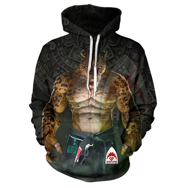 

2021 Hot Sale 3d Tiger men's Hoodie Creative Art Style Spring And Autumn Fashion Cartoon Handsome Oversized Children's Hoodie