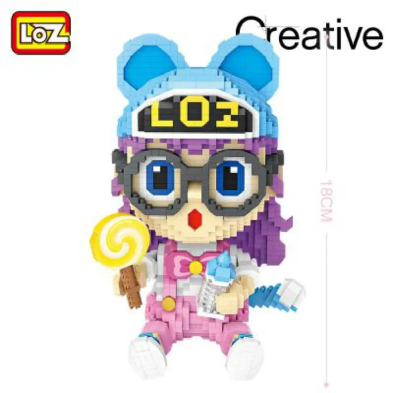 LOZ 1940 шт. алмазные блоки японского аниме фигурки мини блок птицы DIY 9043 игрушки для