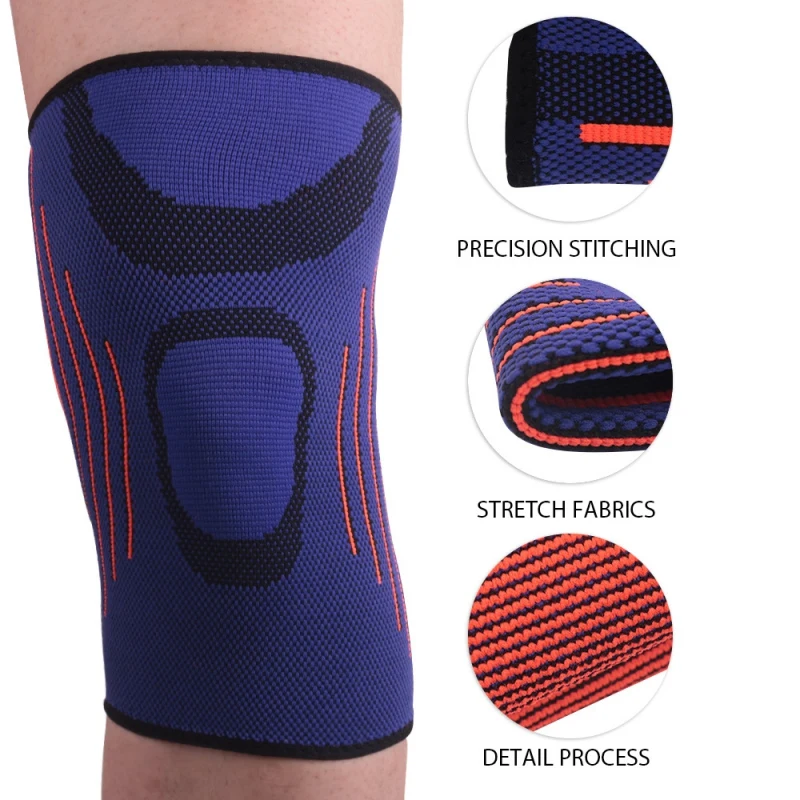 Для бега велоспорта фитнеса поддержки колена эластичный рукав для суставов