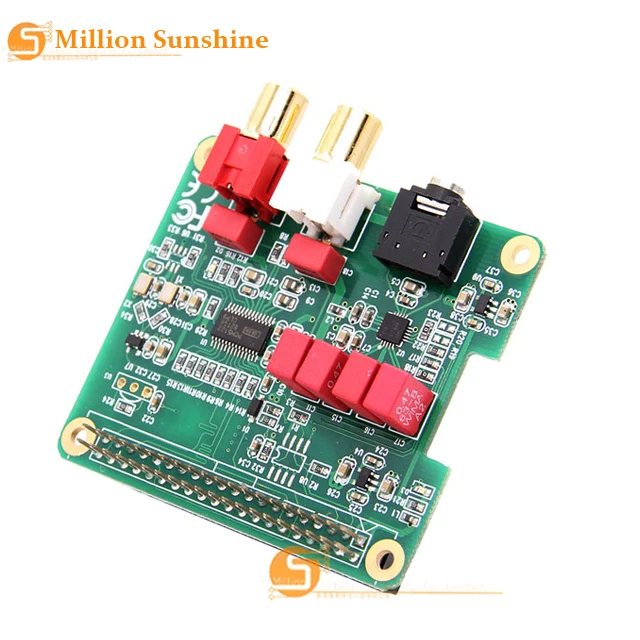 Плата расширения Raspberry Pi HIFI DAC PCM5122 аудиомодуль для 3 Model B + Plus / Pi3 2B с номинальным