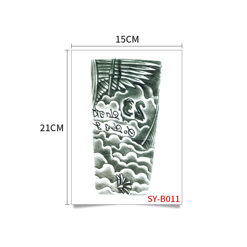 Временные водонепроницаемые милые геометрические татуировки для девочек с